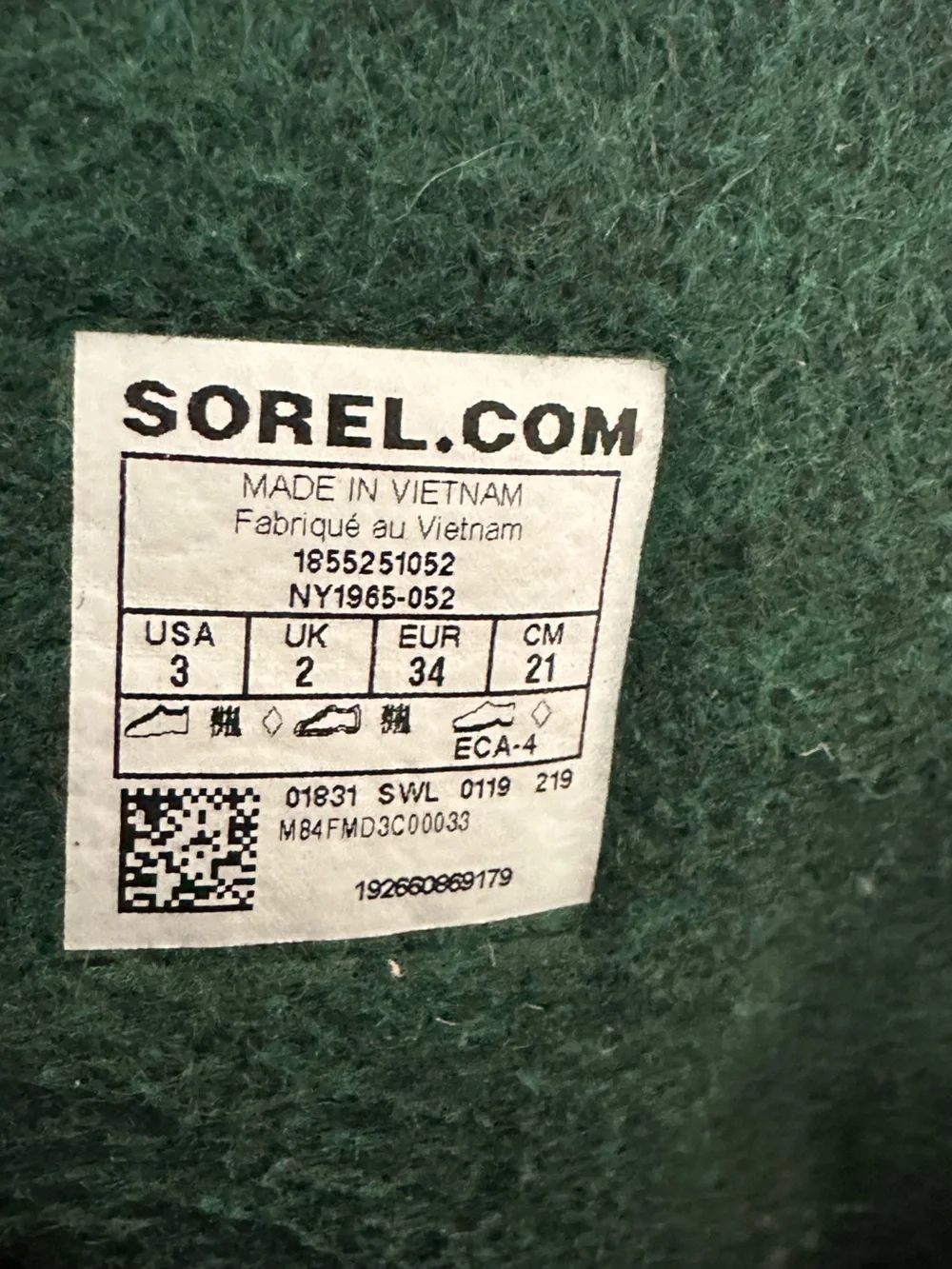 Sorel Little Kids Flurry Boots Size 3